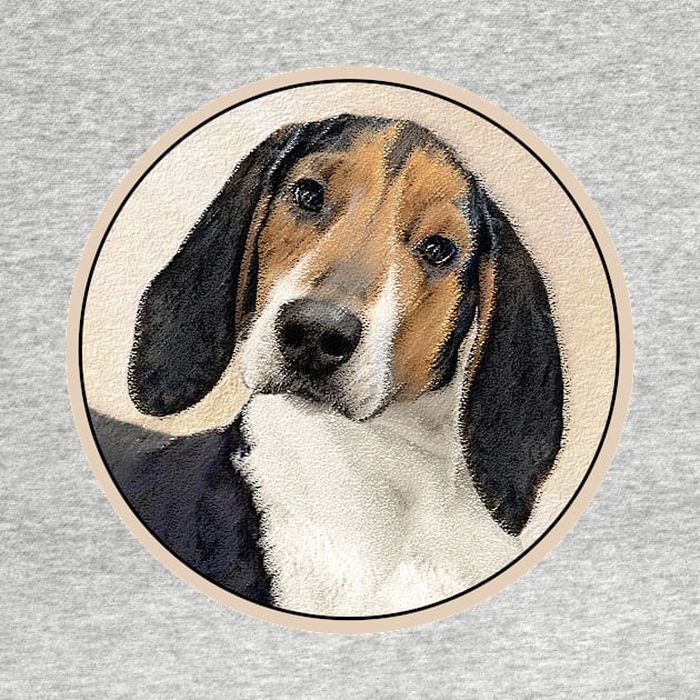 Treeing Walker Coonhound Painting - Original Art by Alpen Designs